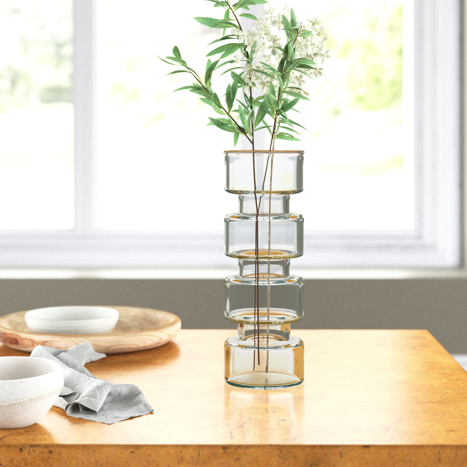 Tramore Recycled Glass Table Vase