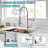 XWSI Pull Down Touch Kitchen Faucet
