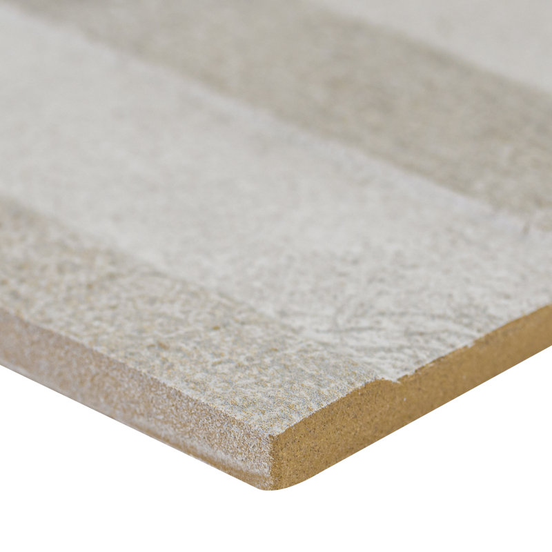 Leore 6 in. x 24 in. Matte Porcelain Ledger Panel Wall Tile, Bermuda Grisa