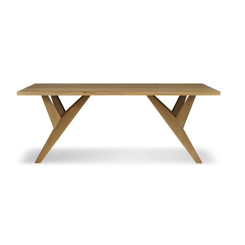 Portfolio120 Yarrow Solid Oak Dining Table, Natural