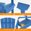 Ensemble de 2 chaises Adirondack en PEHD de conception ergonomique Bucareli Bucareli pour terrasse de jardin-1000453419