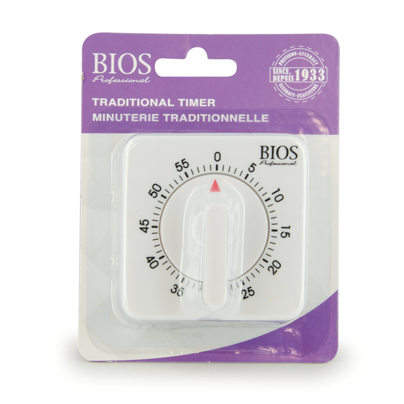 Minuterie mécanique Bios, blanc