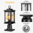 17.6" H Dusk To Dawn Pier Mount Post Lights-2067359721