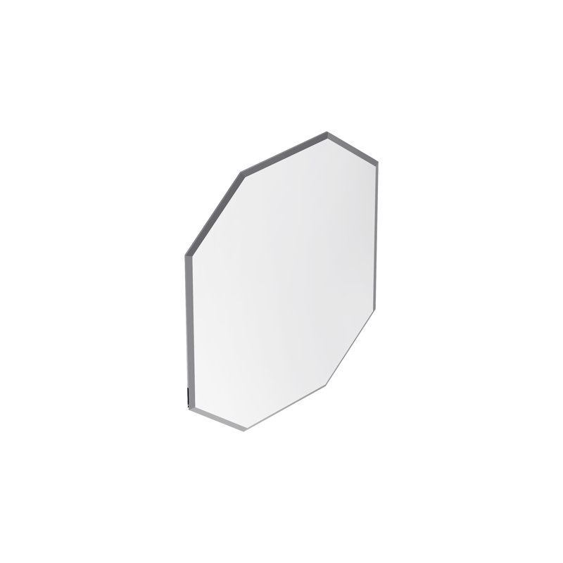 Kirtland Flat Wall Mirror with Hooks