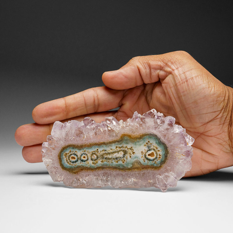 Amethyst Stalactite Slice From Uruguay (86.4 Grams)