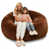 Velours brun
