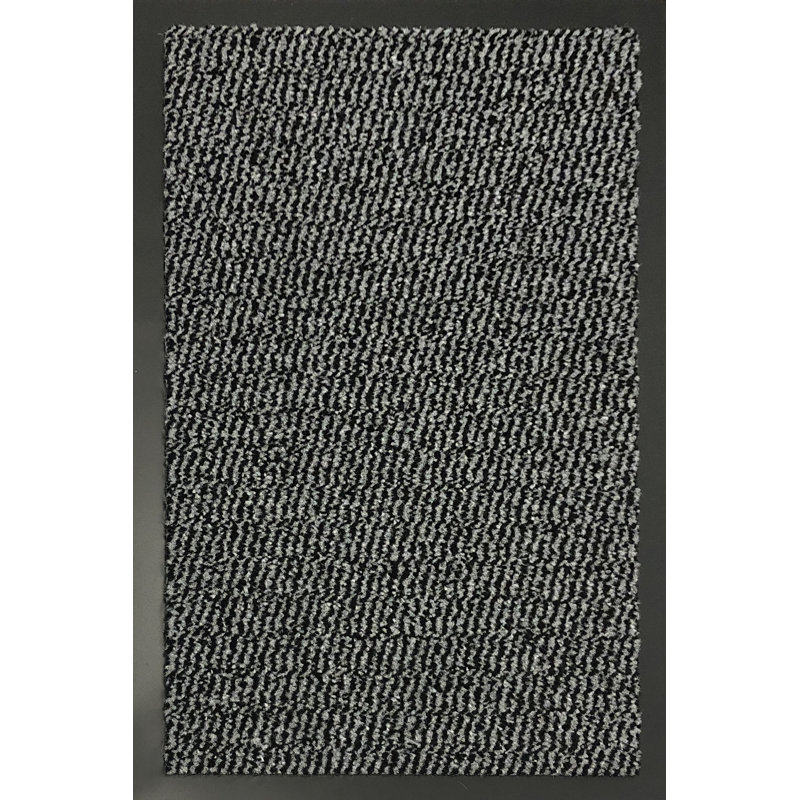 Aarib Non-Slip Doormat, Grey, Rectangle 60cm x 90 cm