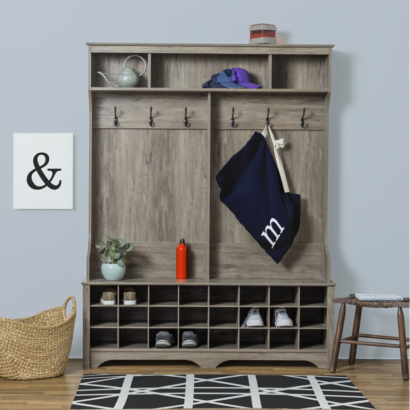 Sac à linge Monogram, Moyen (H 36 po x l 28 po), Bleu