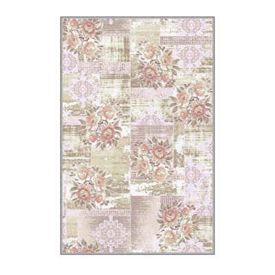 Premium Hall Carpet (2.6 x 9.8 ft), 100% Polyester, 0.3 in Pile Height | Antibacterial, Non-Slip Underside, 3D Digital Print | Machine Washable, Durable, Ideal for Home & Office, Easy Maintenance