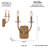 Joleon Candle Wall Light