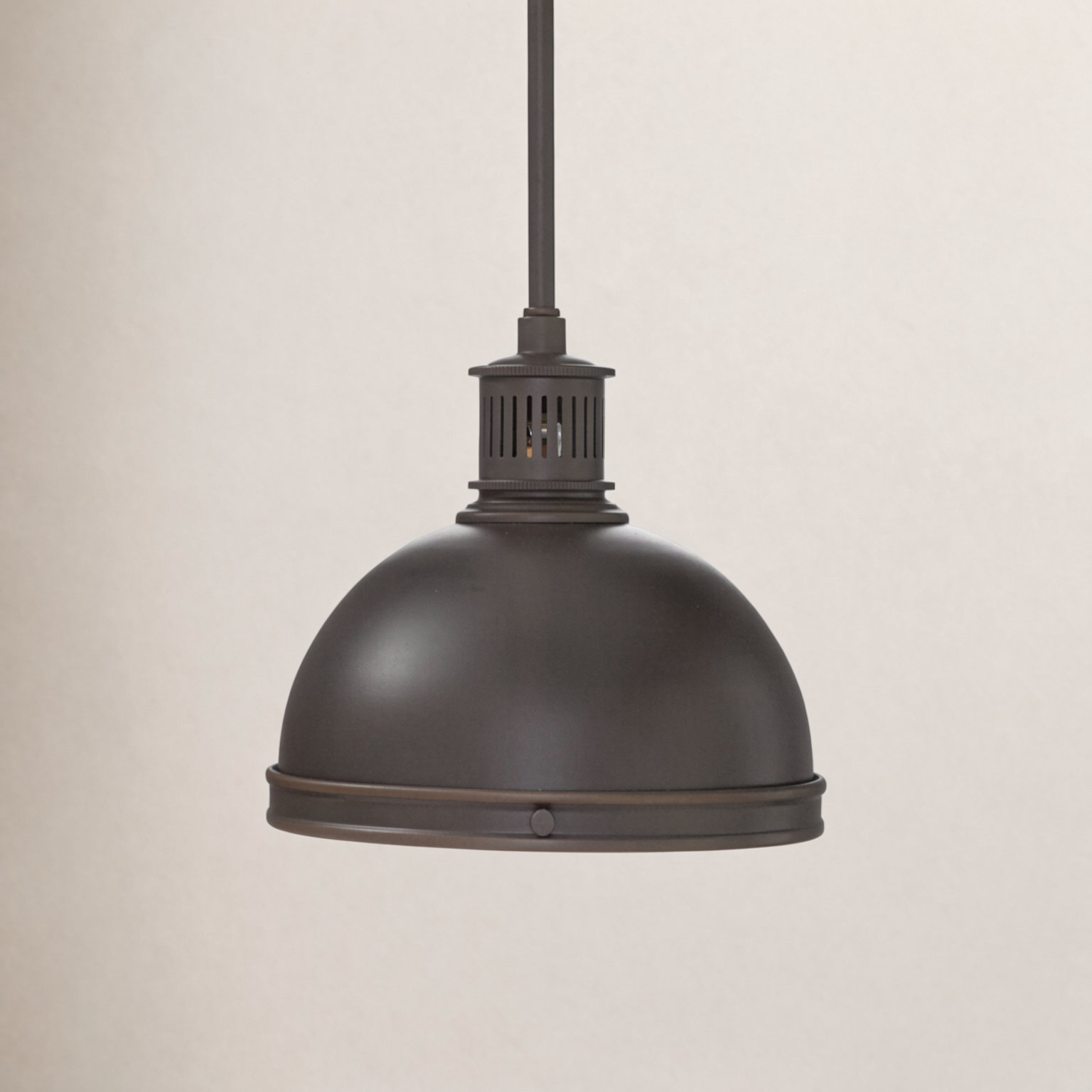 Annalese Single Light Dome Pendant, No, Autumn Bronze
