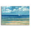 «Summerset Voiliers» par Paul Brent, verre acrylique Wal Art-372507131