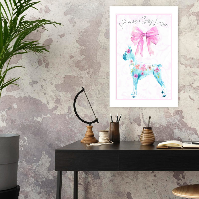 Art mural abstrait Sassy Lassie, 24" H x 16" W