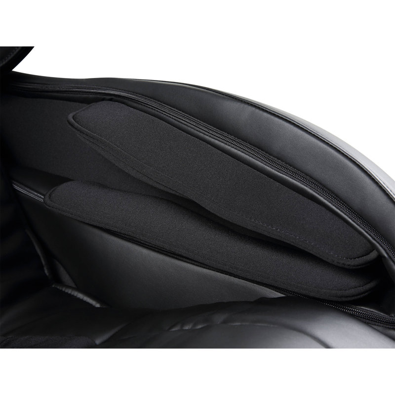 Fauteuil de massage en cuir synthétique Pacari, Noir
