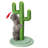 26in Indoor Cactus Cat Scratching Post