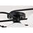 Petya 5-light Matte Black Chandelier Frosted Glass Shades