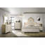 Table de chevet 2 tiroirs beige