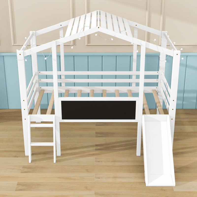 Lit mezzanine simple Emraan par Harper Orchard, Blanc