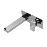 Eleganza Wall Mounted Bathroom Faucet with Drain Assembly