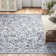 Ingrid Machine Woven Oriental Navy Area Rug