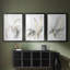 ABSTRACT Series DCCLV III - Impression sur mesure avec cadre de qualité supérieure - 3 pièces-1225336800-1225336814