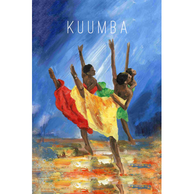 Kuumba Kwanzaa Dance - Wrapped Canvas Painting