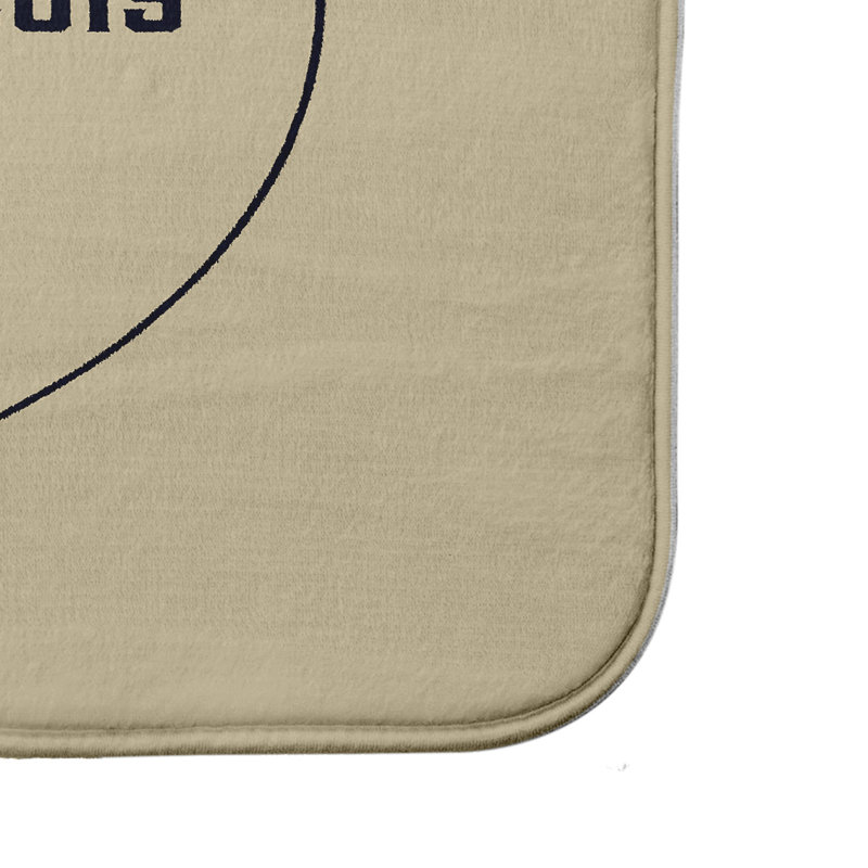 Tapis de bain Emily Gone, l 24 po x L 36 po, Taupe