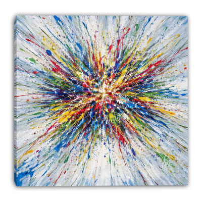 Art mural sur toile tendue chromatique