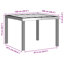 Outdoor Table Plastic Standard Durable Patio Table-1759533933