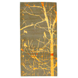 Hand Woven Wool Floral Area Rug