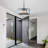 5 Light 19.69'' Modern Crystal Prism Drum Tiered Chandelier