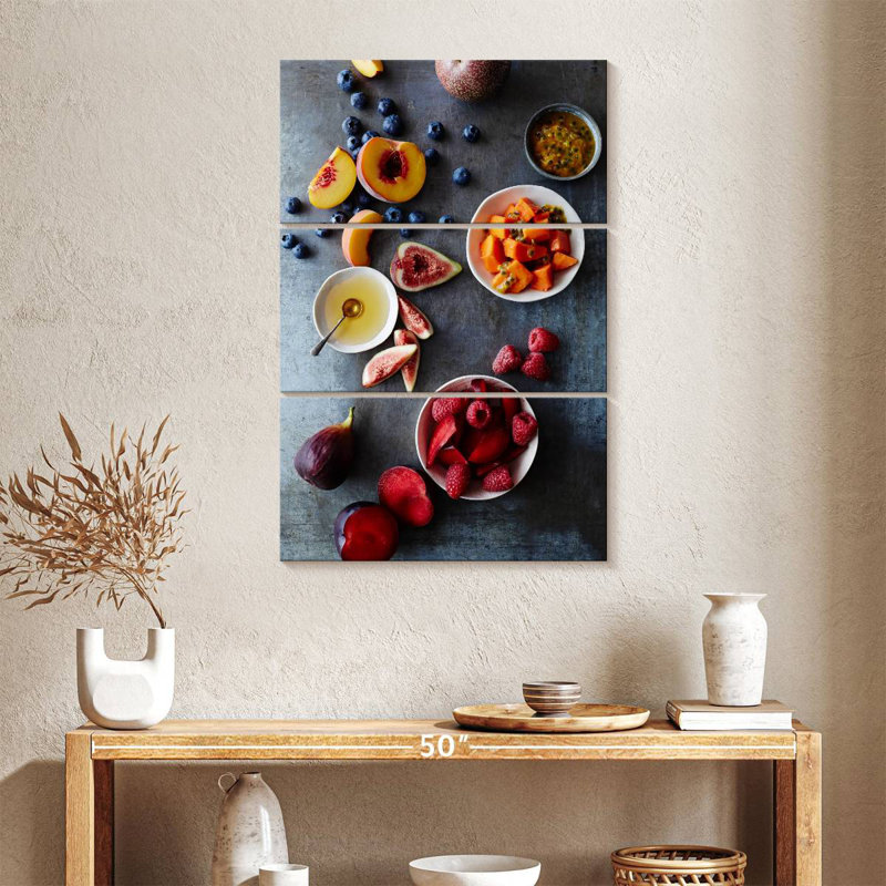 Yarlin Fresh Fruits Bowls, 38" H x 24" W