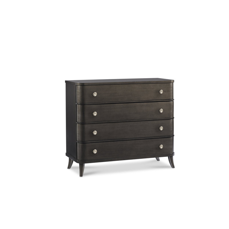 4 Drawer 44" W Solid Wood Dresser