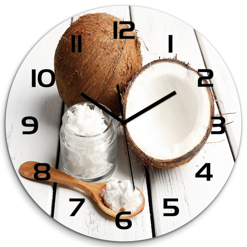 Jonae Glass Wall Clock