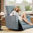 High Back Swivel Recliner Chair – Faux Leather Glider Single Sofa for Living Room – Manual Rocker, Padded Armrests, Lumbar Support, Upholstered Comfort – for Nursery-430658130