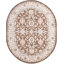 Tapis floral brun / ivoire Charlotte-193054882