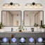 Luminaire de salle de bain à intensité variable avec abat-jour en verre soufflé à la main Karlei-362423861-362368881-367042660