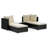 Rattan 2 Seater Garden Lounge Sets with Coffee Table