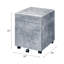 Classeur pratique en placage gris
