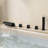 Deck Mount Waterfall Roman Tub Faucet with Hand Shower-119401599