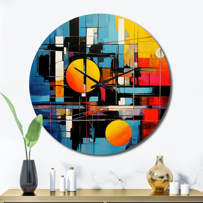 Horloge murale Mid-Century