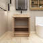Ensemble de meuble-lavabo simple 24 po avec plateau en céramique Dodou-908516350