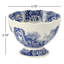 Spode Blue Italian Footed Bowl 4.75"