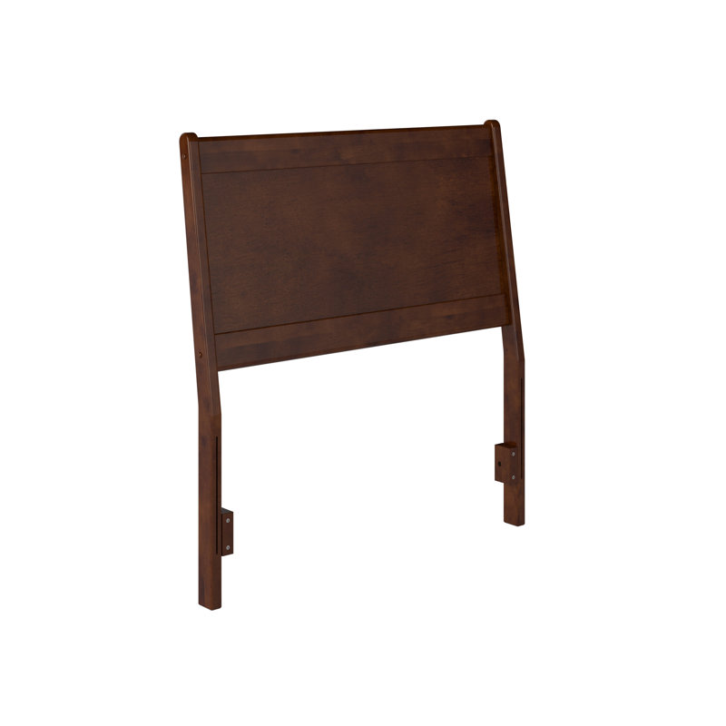 Tête de lit en bois massif Sadiras, Twin, Walnut