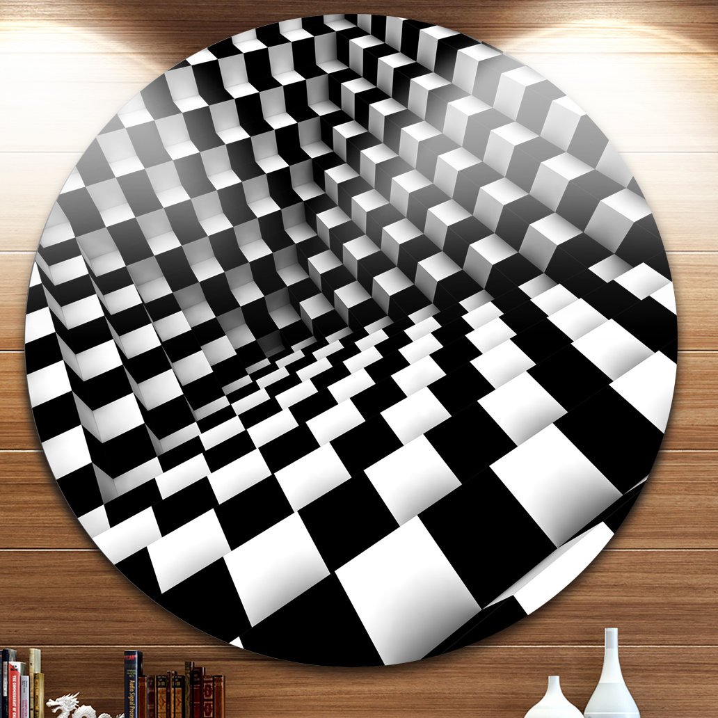 " Optical Black And White Pattern " Design Art 