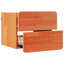 Bedside Table Wax 39 X 34 X 33 Cm Solid Pinewood-215108228