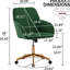 Fauteuil de bureau Velvet Ty-121074422
