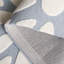 Tapis bleu / ivoire en laine touffeté à la main Arsaluis-1024607471