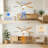 52 Inch Modern Ceiling Fan With 5 ABS Blades,Remote Control,Reversible DC Motor,3 Color Dimmable  Led Light-933374148-933374145