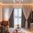 2 Panel Hollow-Out Stars Window Curtain Star Curtains for Bedroom Star Hollow Out Blackout Curtains for Room Decor Double Layer Cut Out Window Curtains 39.5W x 80L-474649122